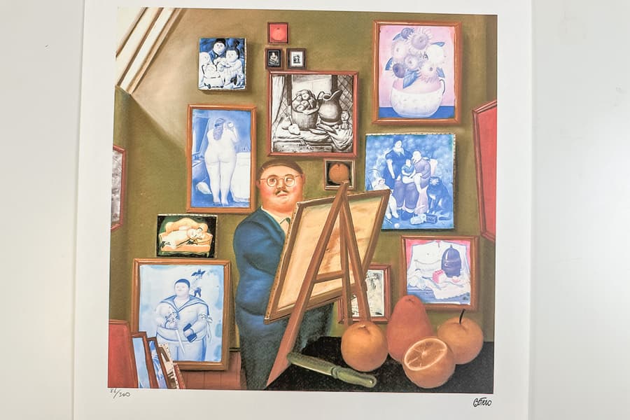 Lithografie nach Fernando Botero, limitiert